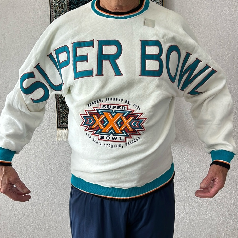 SUPER BOWL XXX 1996 Cowboys vs Steelers Tempe, Arizona Sz M Never Worn